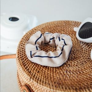 Capri Stripe Scrunchie